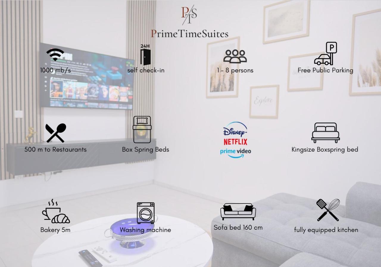 Primetime Suite Fuer 8+Kueche/Wifi Эссен Экстерьер фото